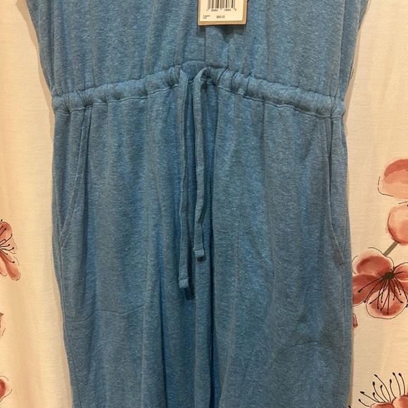 NWT PRANA Blue Hemp Blended Dress Size Medium - Picture 5 of 9